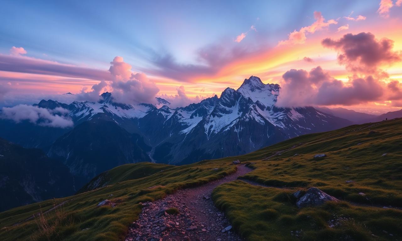 Swiss Alps — cinematic scene