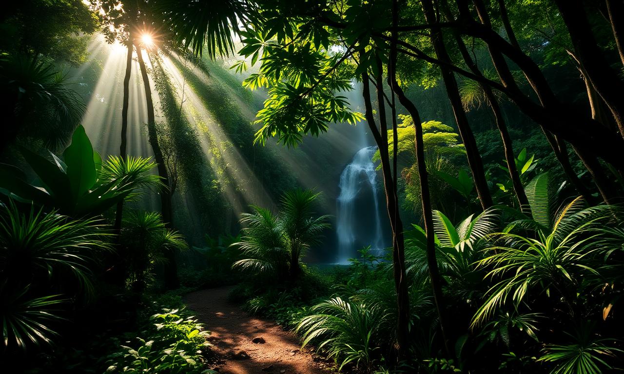 Rainforest Adventure — cinematic scene
