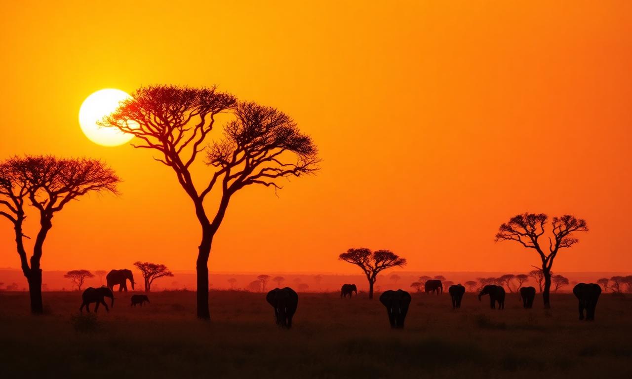 African Safari — cinematic scene